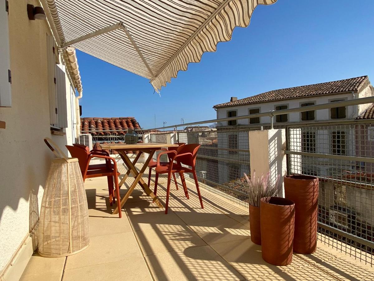 La Terrasse Sur Les Toits Daire Narbonne Dış mekan fotoğraf