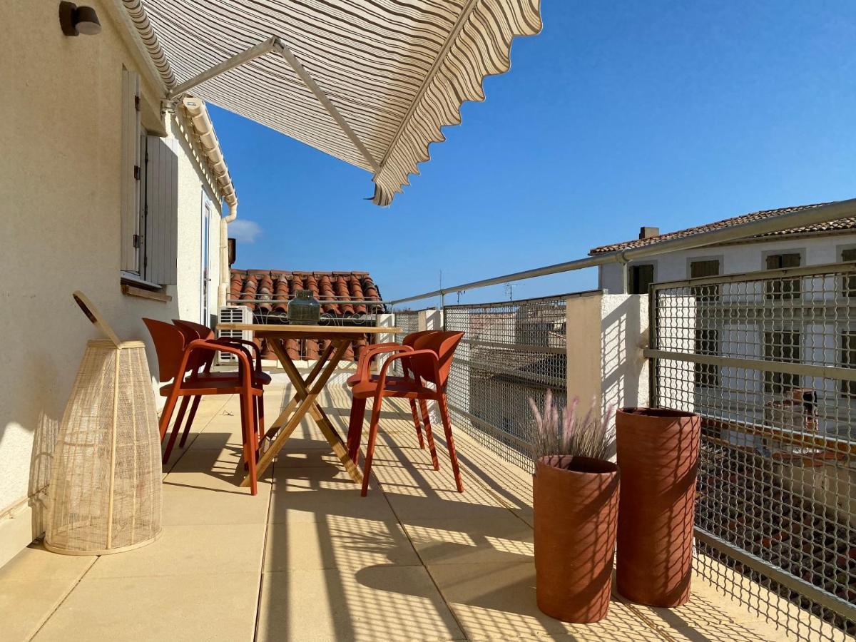 La Terrasse Sur Les Toits Daire Narbonne Dış mekan fotoğraf